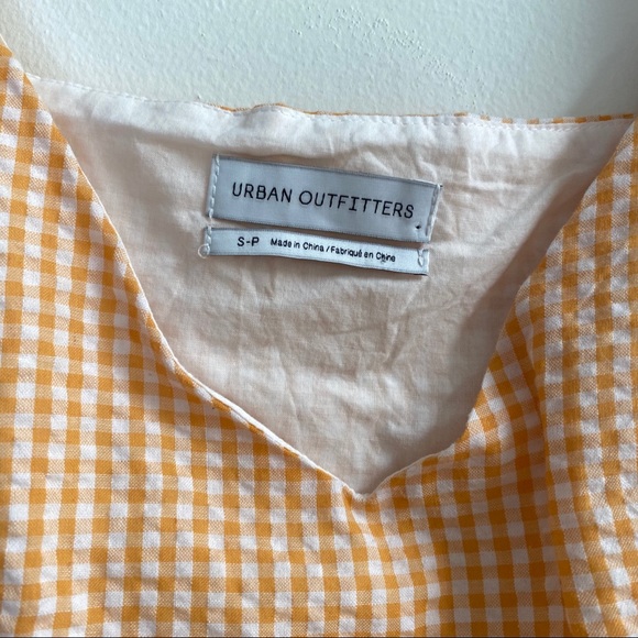 Orange Plaid Dress - Picture 3 of 5